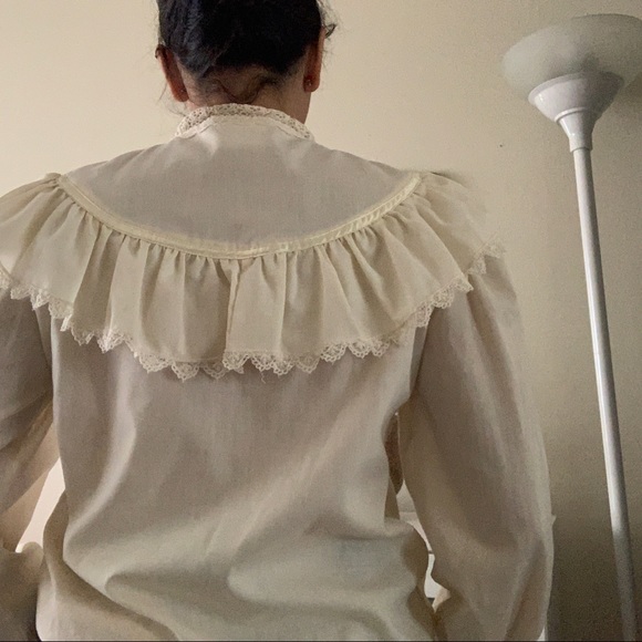 VINTAGE 70s GUNNE SAX PEASANT BLOUSE - Picture 7 of 8
